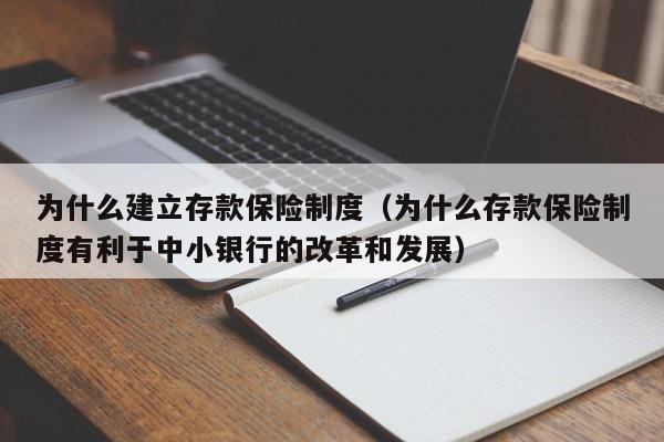 为什么建立存款保险制度（为什么存款保险制度有利于中小银行的改革和发展）
