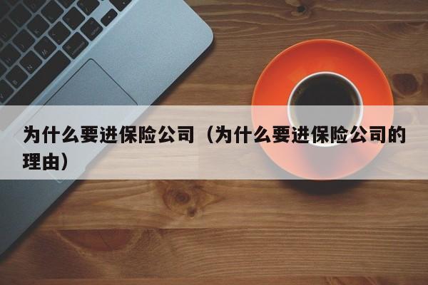 为什么要进保险公司（为什么要进保险公司的理由）